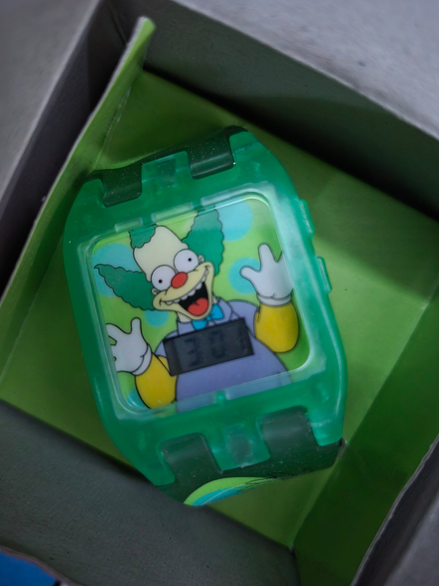 The Simpsons Krusty Burger King Wristwatch Watch New In Box 2002