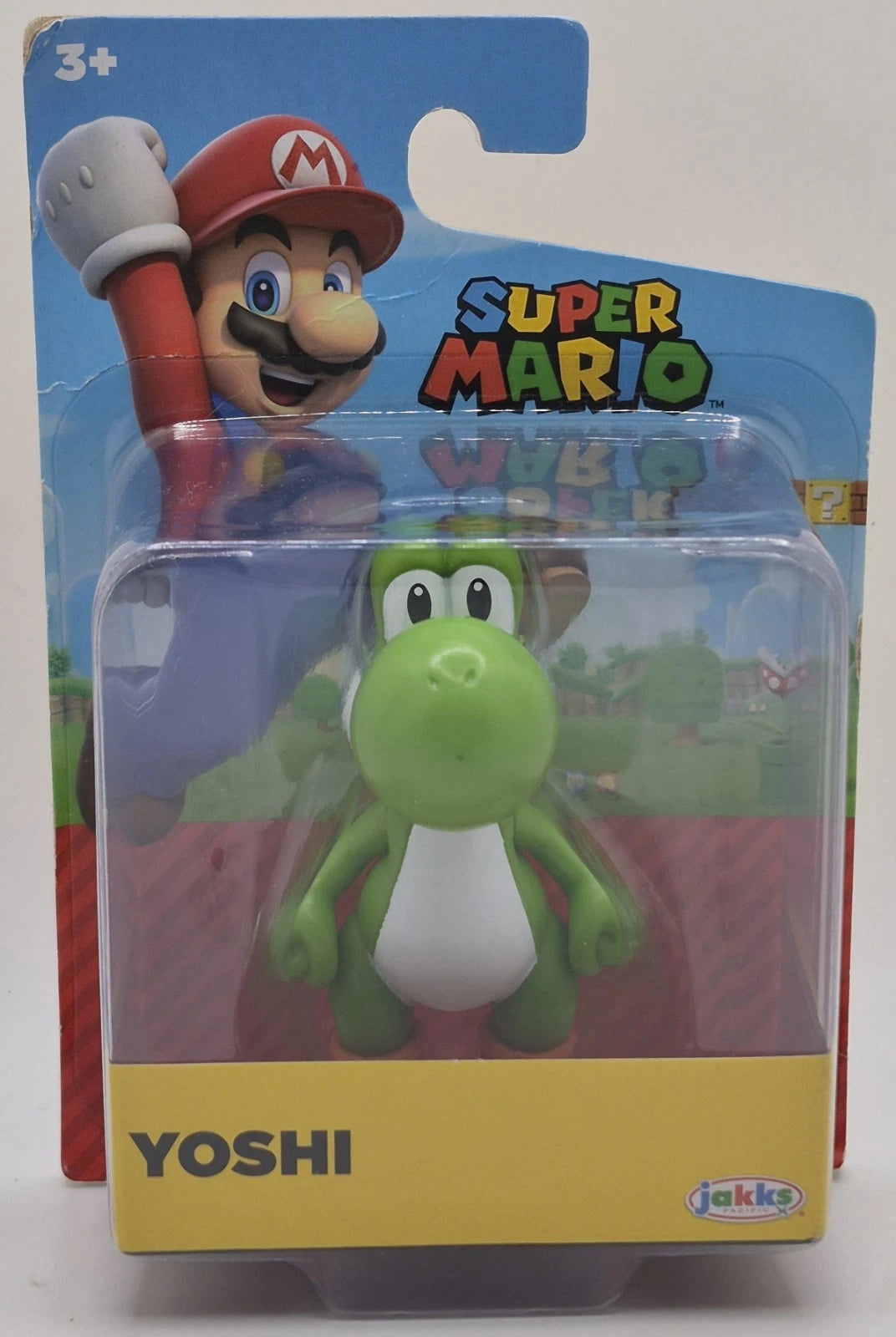 Jakks World of Nintendo Super Mario Yoshi 2.5" Toy Figure Collectible 2023 NEW