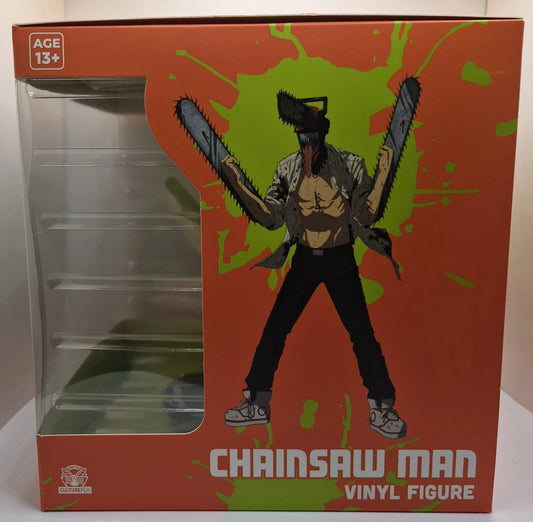 CultureFly Chainsaw Man Denji Vinyl Figure 6in Crunchyroll Anime New Sealed