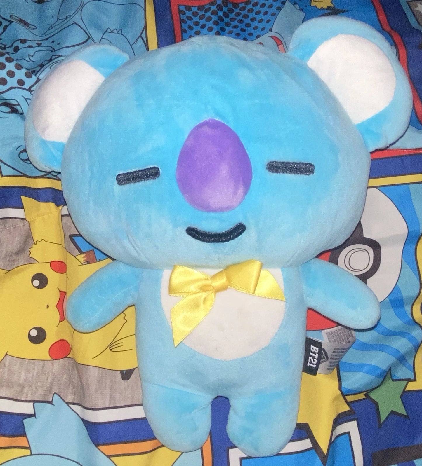 BT21 Koya Plush Doll Blue Koala Line Friends BTS Character Stuffed Toy
