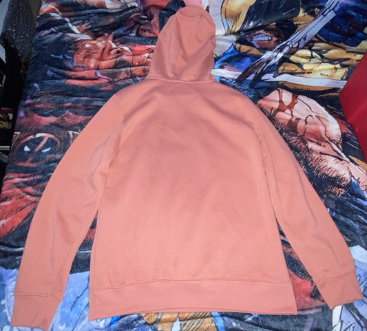 Free Planet Men's Hoodie Salmon Color Size: Medium 