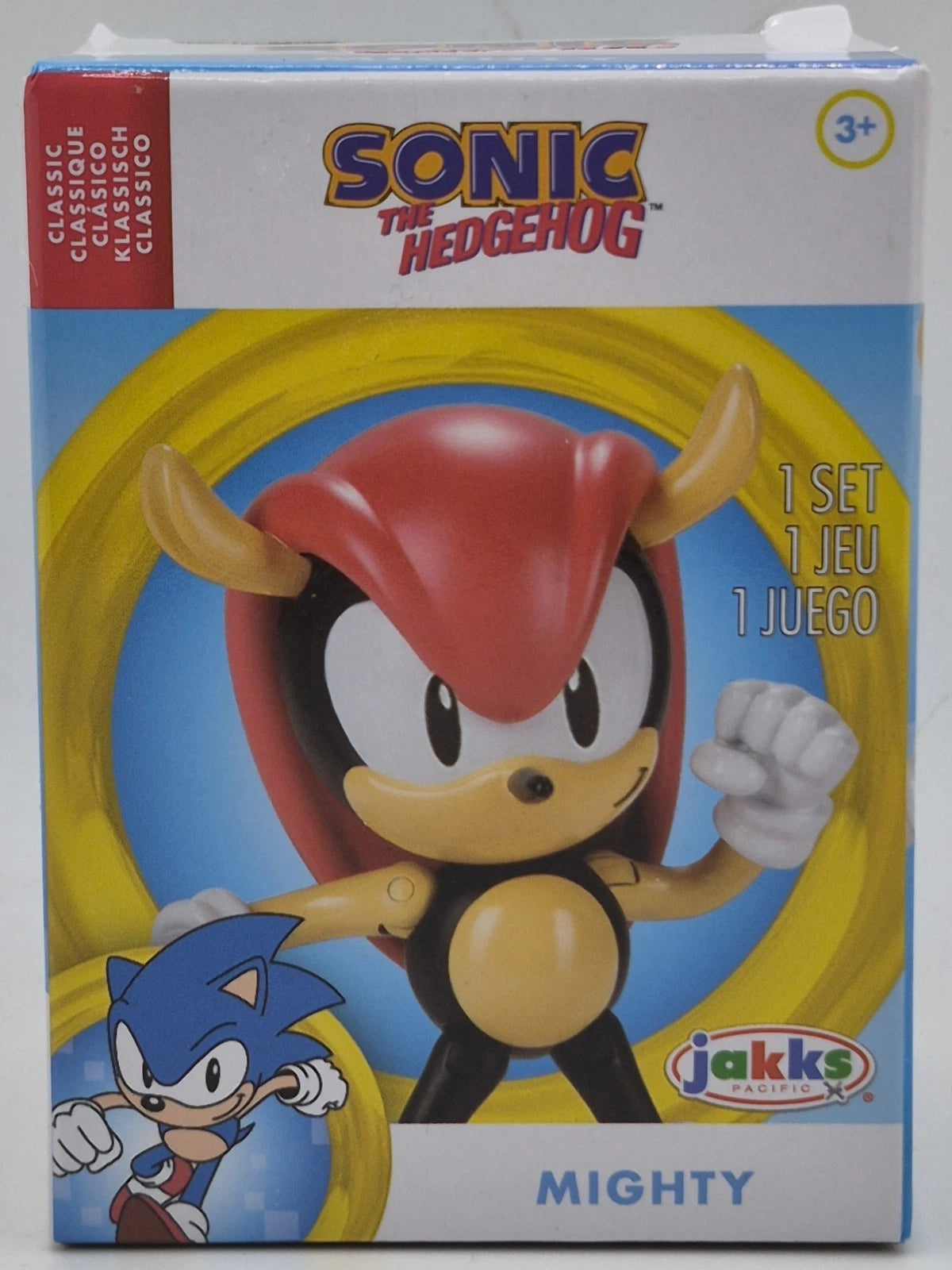 SONIC Jakks Sonic The Hedgehog Action Mini2.5InchSetOf 4SONIC,MIGHTY,TAILS,FANG!