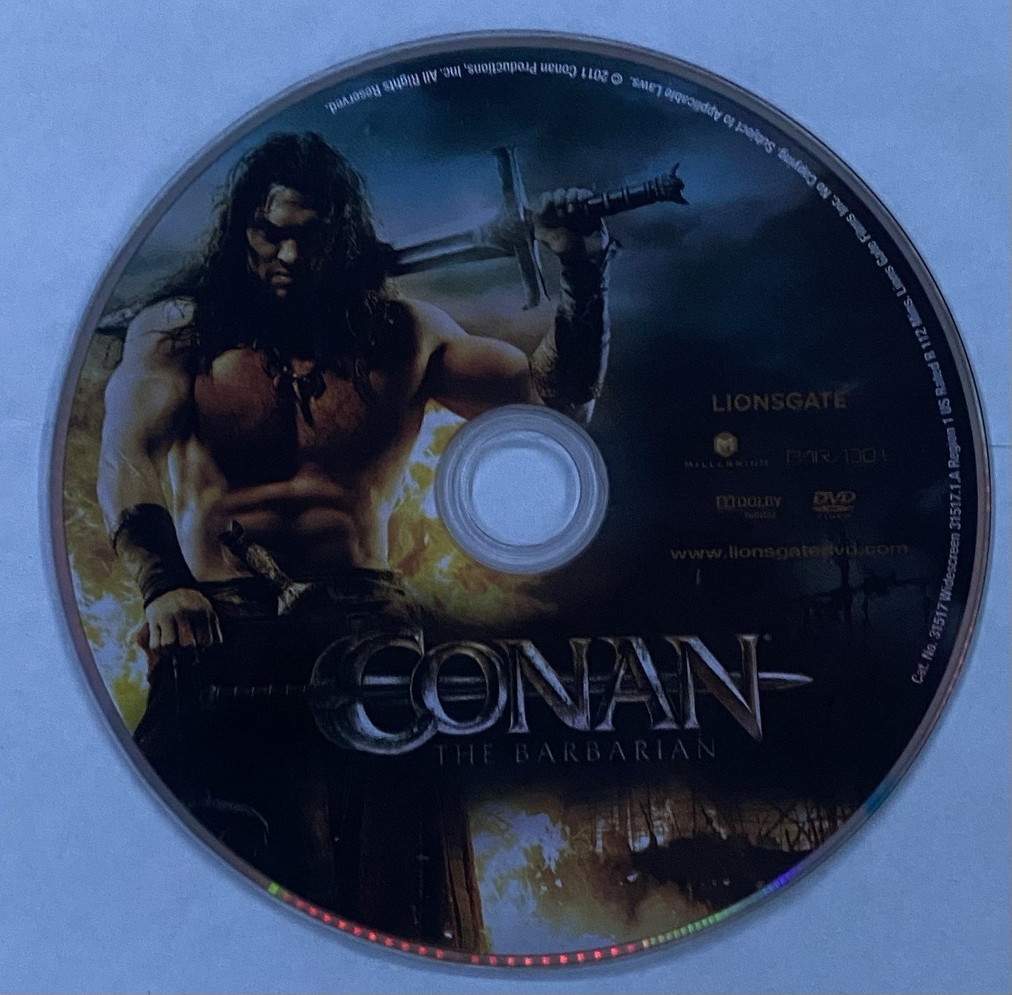 Conan the Barbarian (DVD, 2011)
