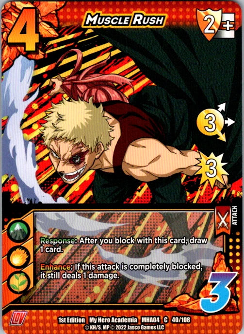 Muscle Rush Unlimited Edition Normal Common UniVersus: My Hero Academia: LOV
