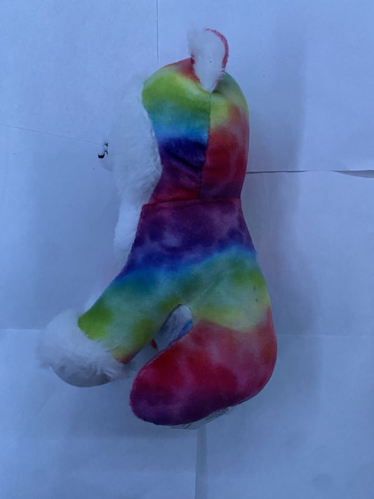 Small Rainbow Dog Plush 