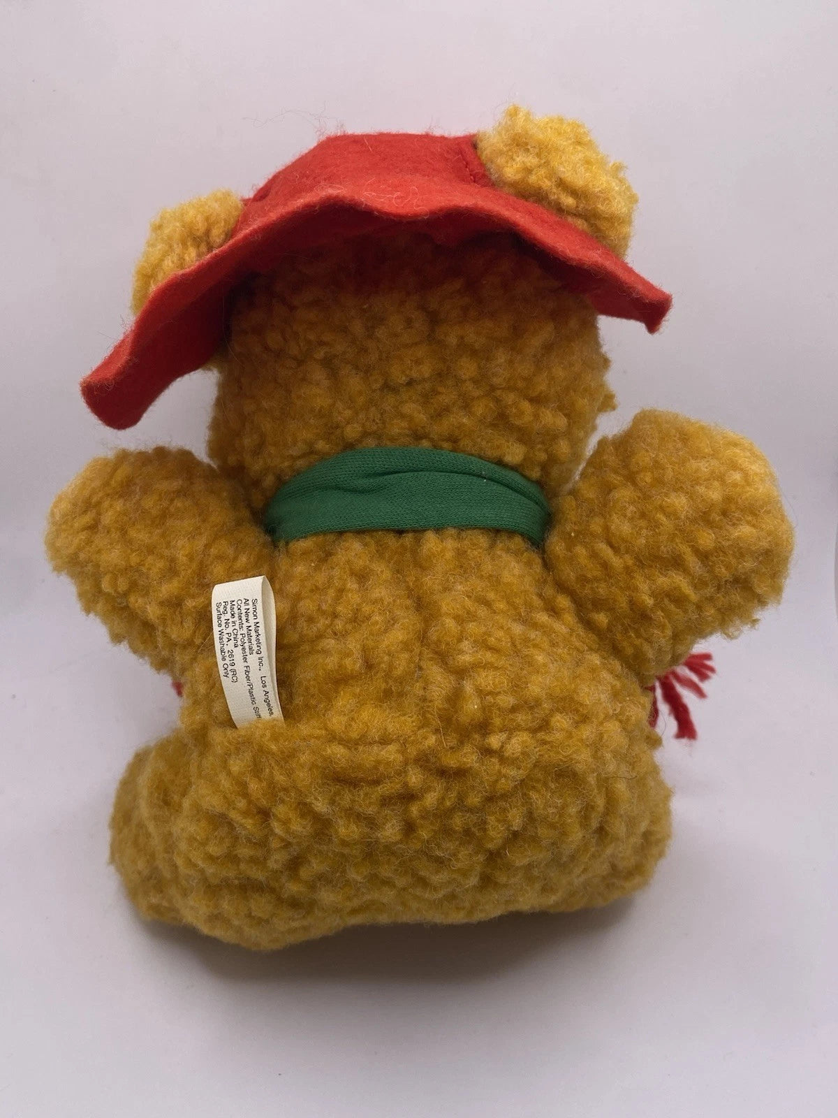 Vintage 1987 McDonald's Baby Fozzie Bear Muppets Christmas Plush Toy Jim Henson