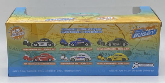 1959 VOLKSWAGEN BEETLE BLUE & BOXING GLOVES ACCESSORY 1/32 DIECAST JADA 34234