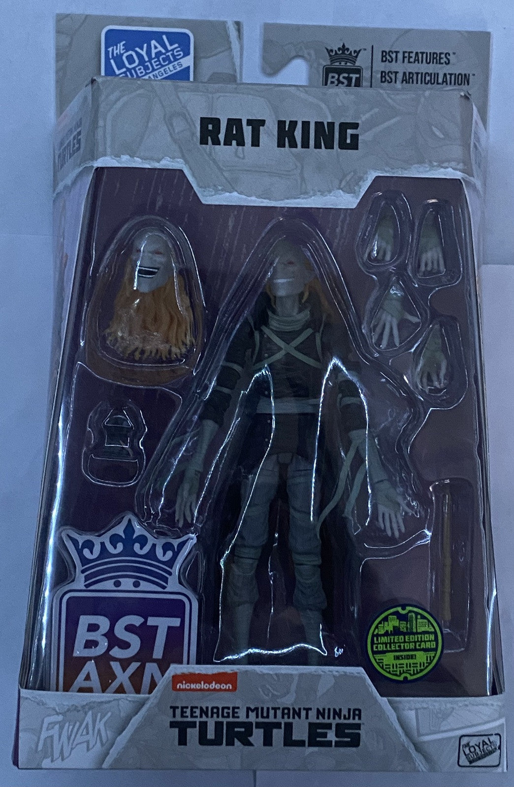 TMNT BST AXN IDW Rat King 5" Action Figure 2024 The Loyal Subjects