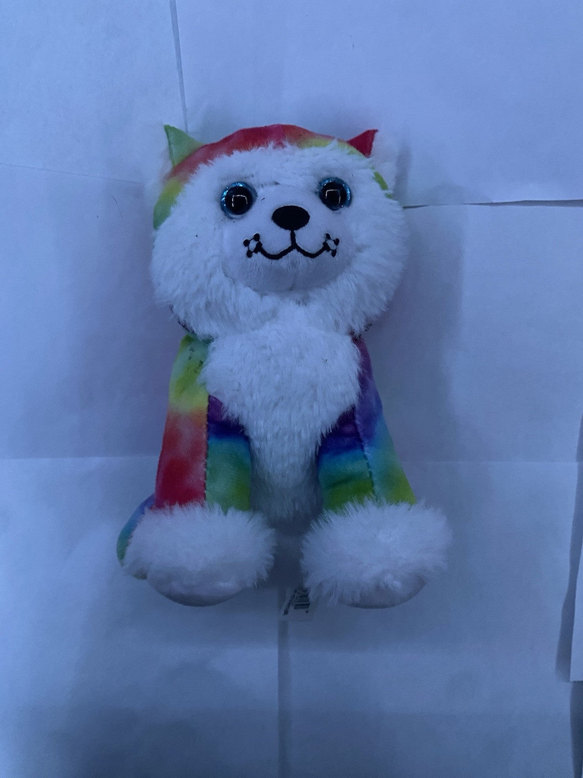 Small Rainbow Dog Plush 