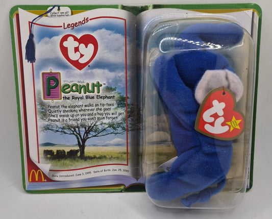 TY Teenie Beanie Babies 2000 Peanut McDonald’s Legends Edition