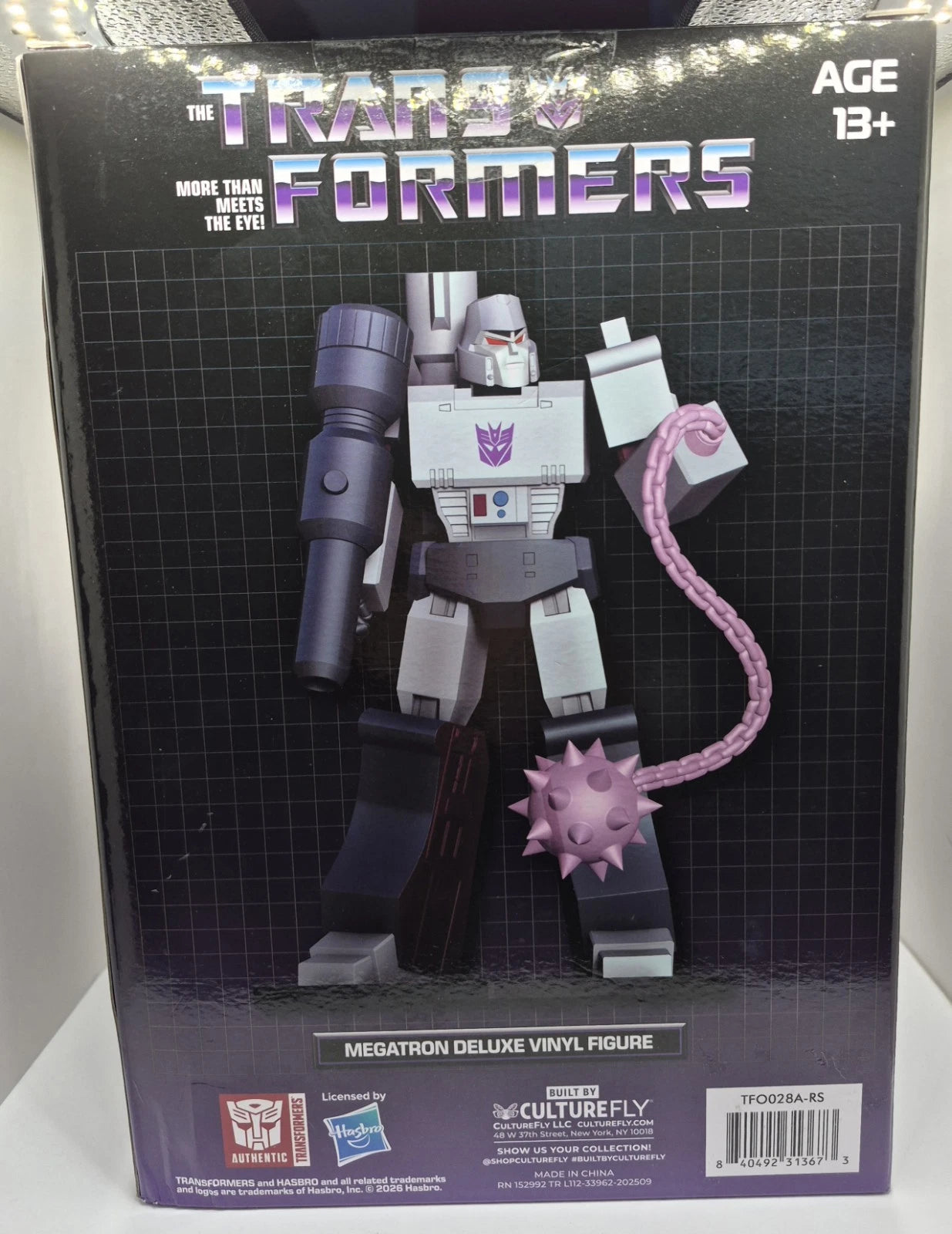 Transformers Megatron Deluxe Vinyl Figure CultureFly New Sealed