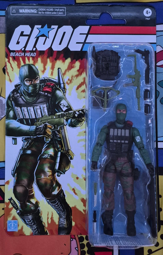 2024 GI Joe Beach Head Action Figure F9869 Hasbro 6" Tall New On Card