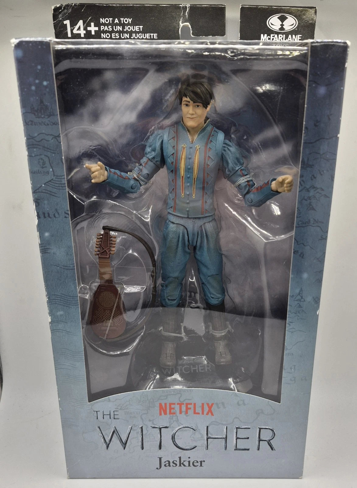 McFarlane Toys Netflix The Witcher Jaskier 7" Action Figure Brand New In The Box