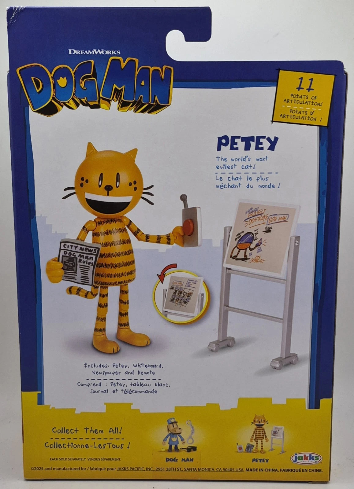 Jakks Pacific Dreamworks Petey Dog Man Movie 5 Inch Figure NEW 2025 NIB