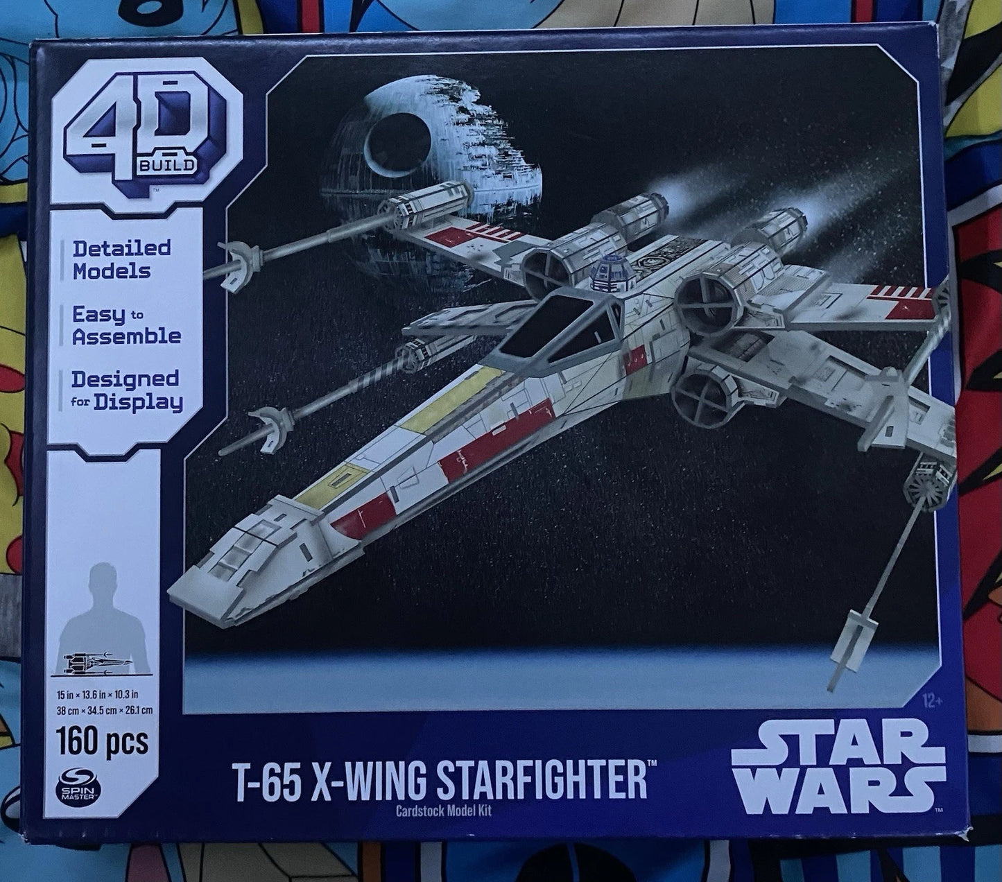 4D Build Star Wars T-65 X Wing Starfighter 3D Model Kit 160 pc BRAND NEW