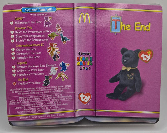 TY The End The Bear 1999 McDonalds Beanie Babies NEW Sealed