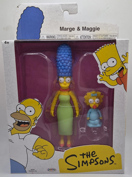The Simpsons Marge & Maggie Artiulated Action 5" Figures Jakks 2025