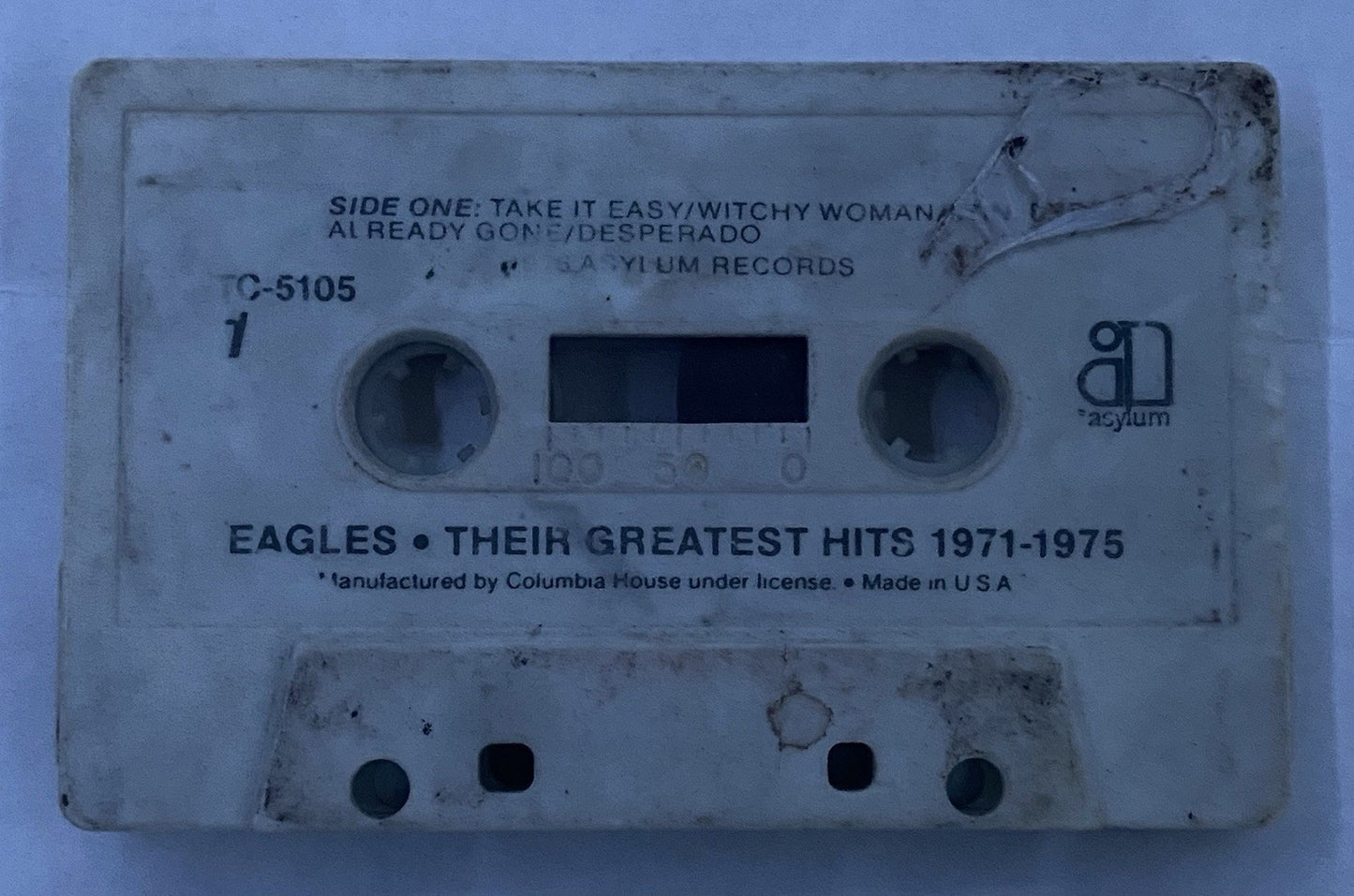 EAGLES “Their Greatest Hits 1971 - 1975” CASSETTE Tape (Asylum TC-5105)