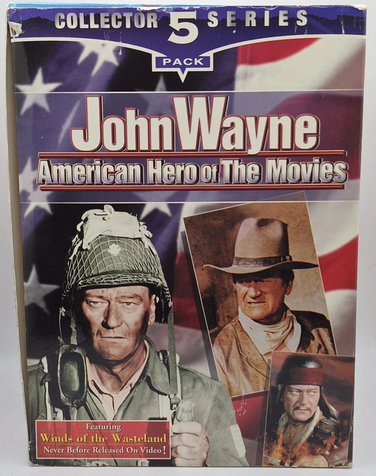 John Wayne American Hero of the Movies Collectors 5 VHS Box Set New Sealed