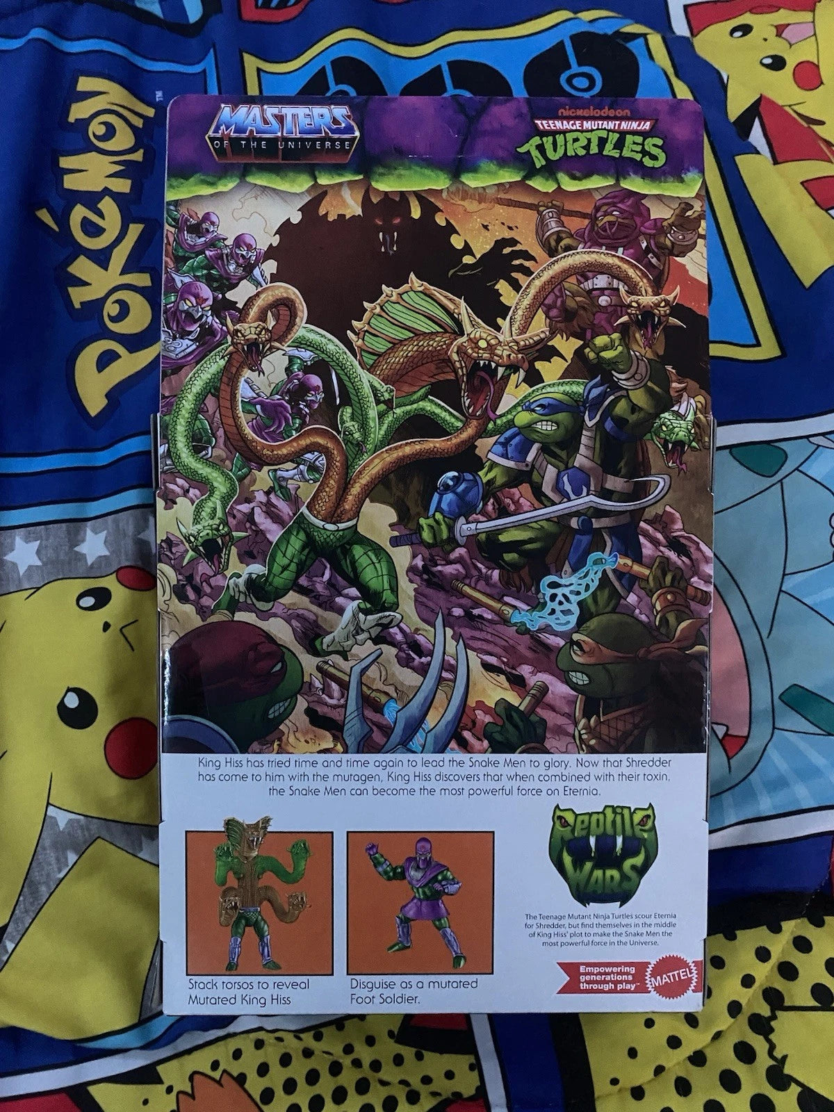 Turtles Of Grayskull King Hiss 5.5" Action Figure MOTU x TMNT Unpunched NEW