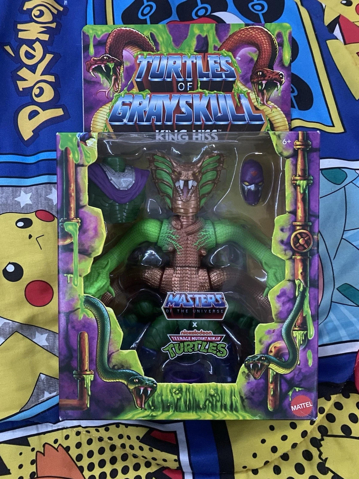 Turtles Of Grayskull King Hiss 5.5" Action Figure MOTU x TMNT Unpunched NEW