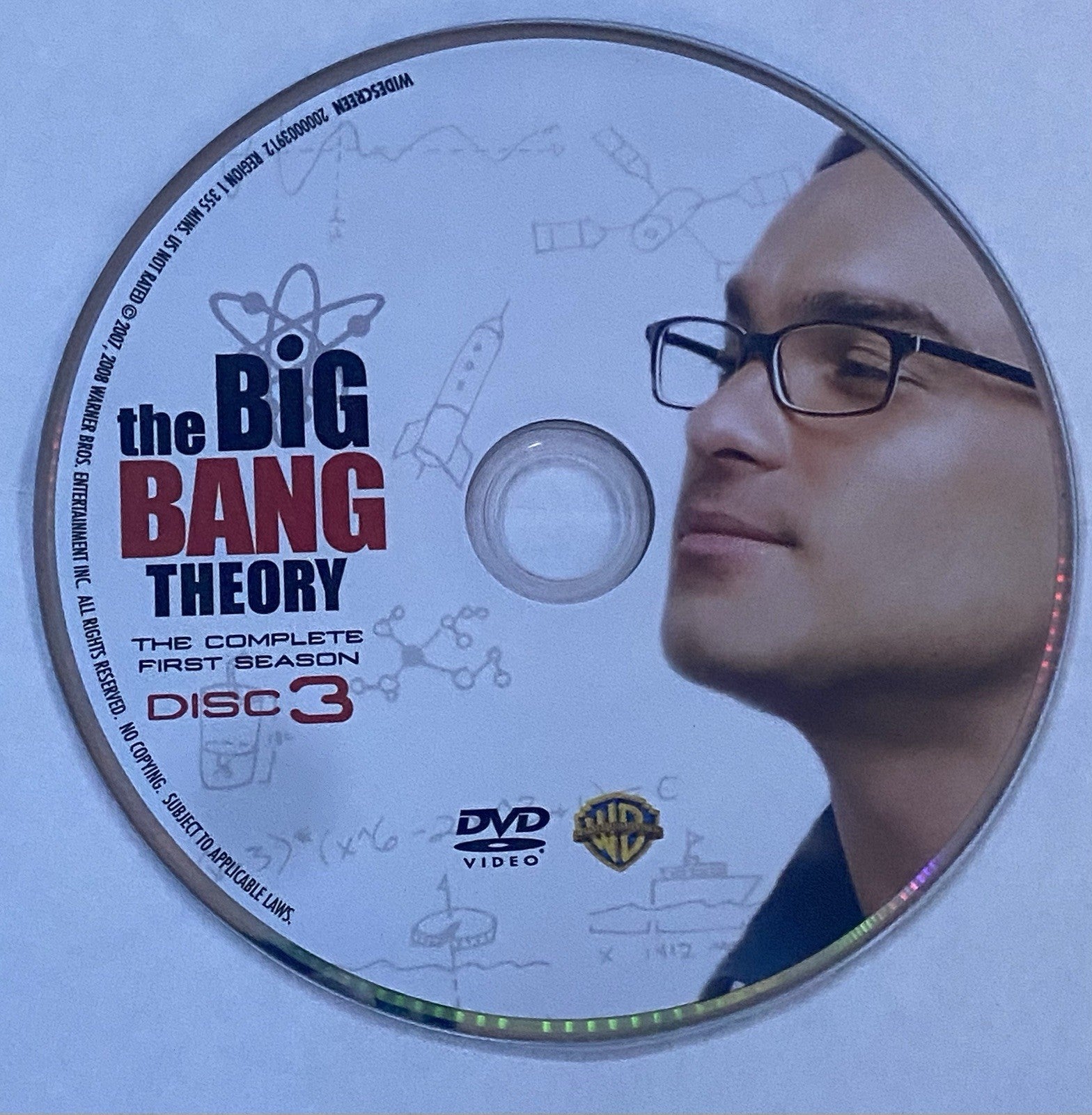 The Big Bang Theory: the Complete First Season (DVD, 2007)