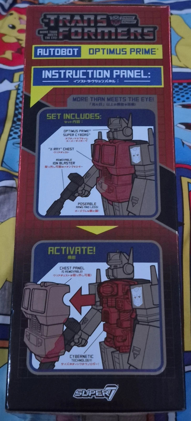 Super7 Transformers 40th Anniversary 11” Cyborg Metallic Optimus Prime New
