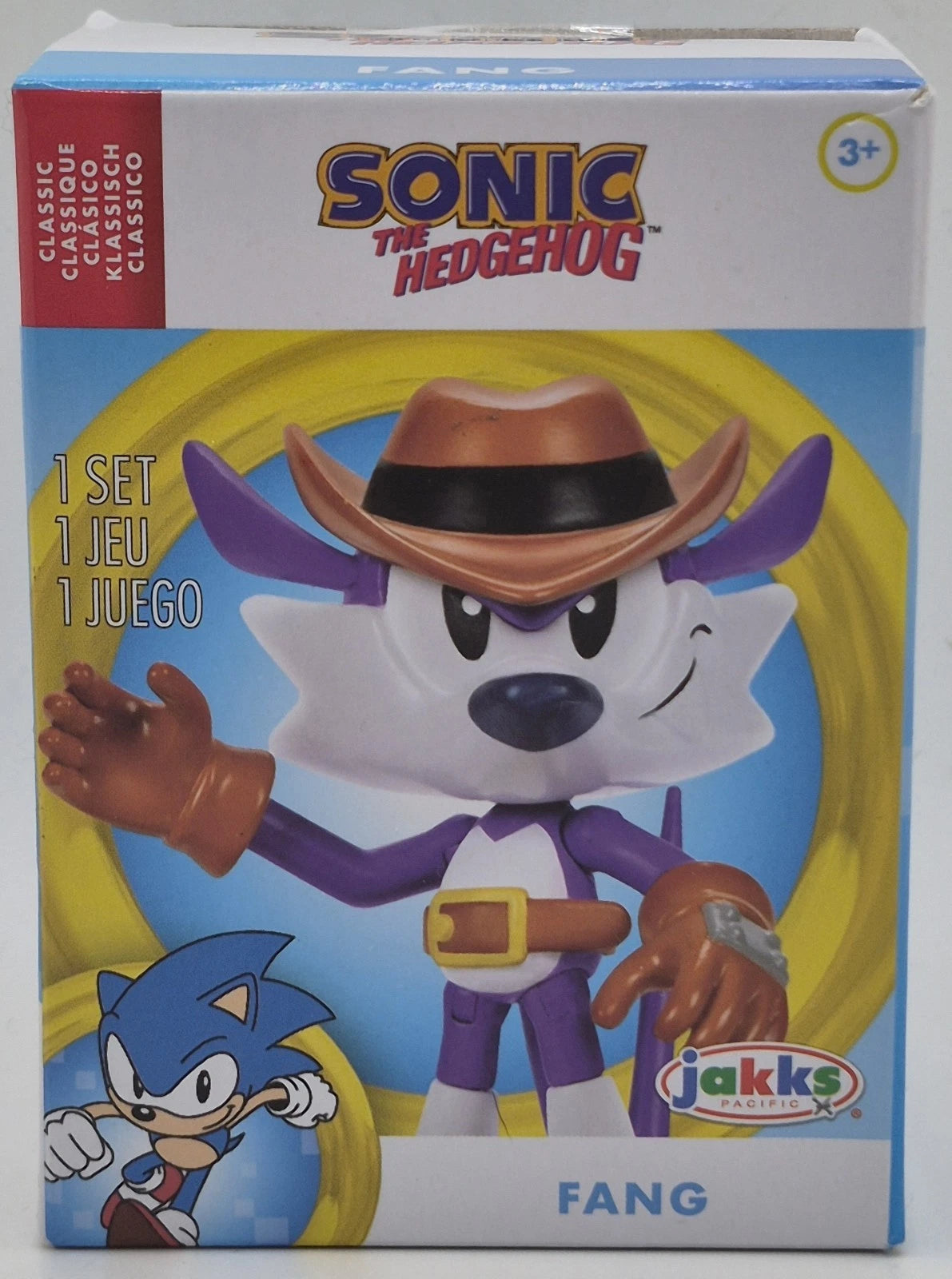 SONIC Jakks Sonic The Hedgehog Action Mini2.5InchSetOf 4SONIC,MIGHTY,TAILS,FANG!