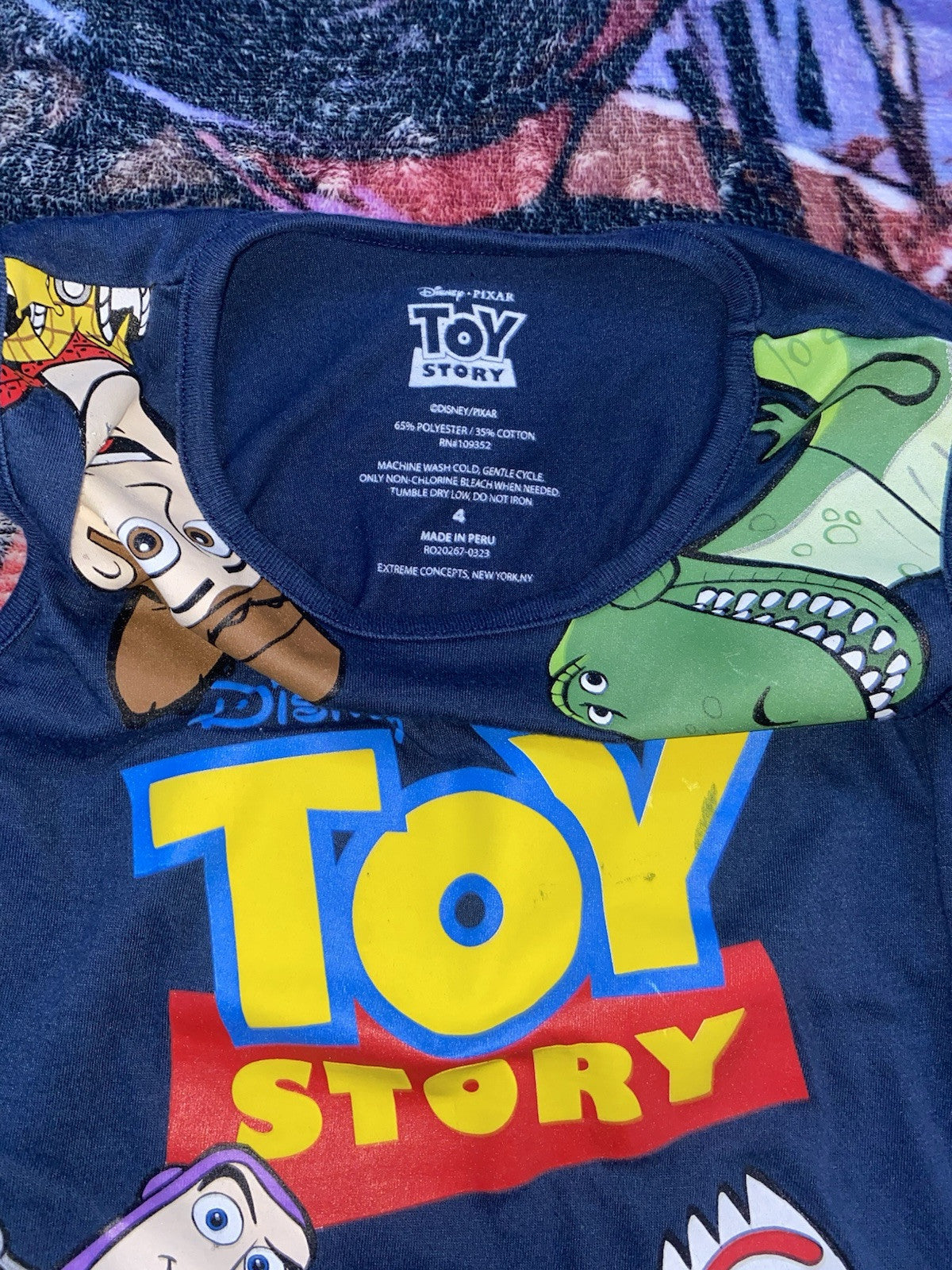 Disney Pixar Toy Story Tank Top Size 4 