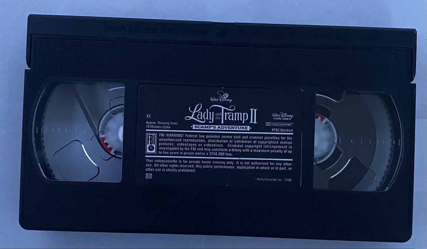 Lady and the Tramp II: Scamps Adventure (VHS, 2001)