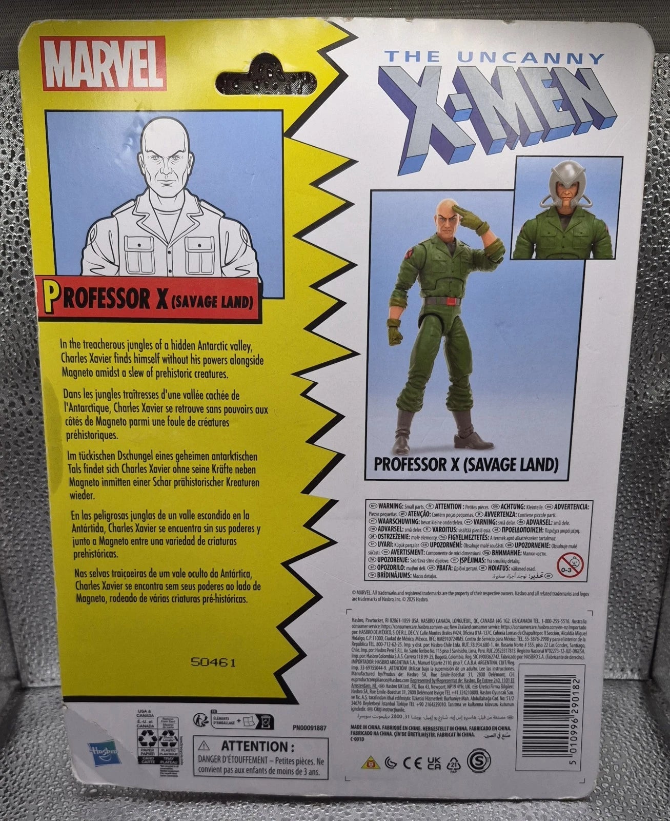 Hasbro Marvel Legends Professor X Action Figure Savage Land X-Men Damaged Box