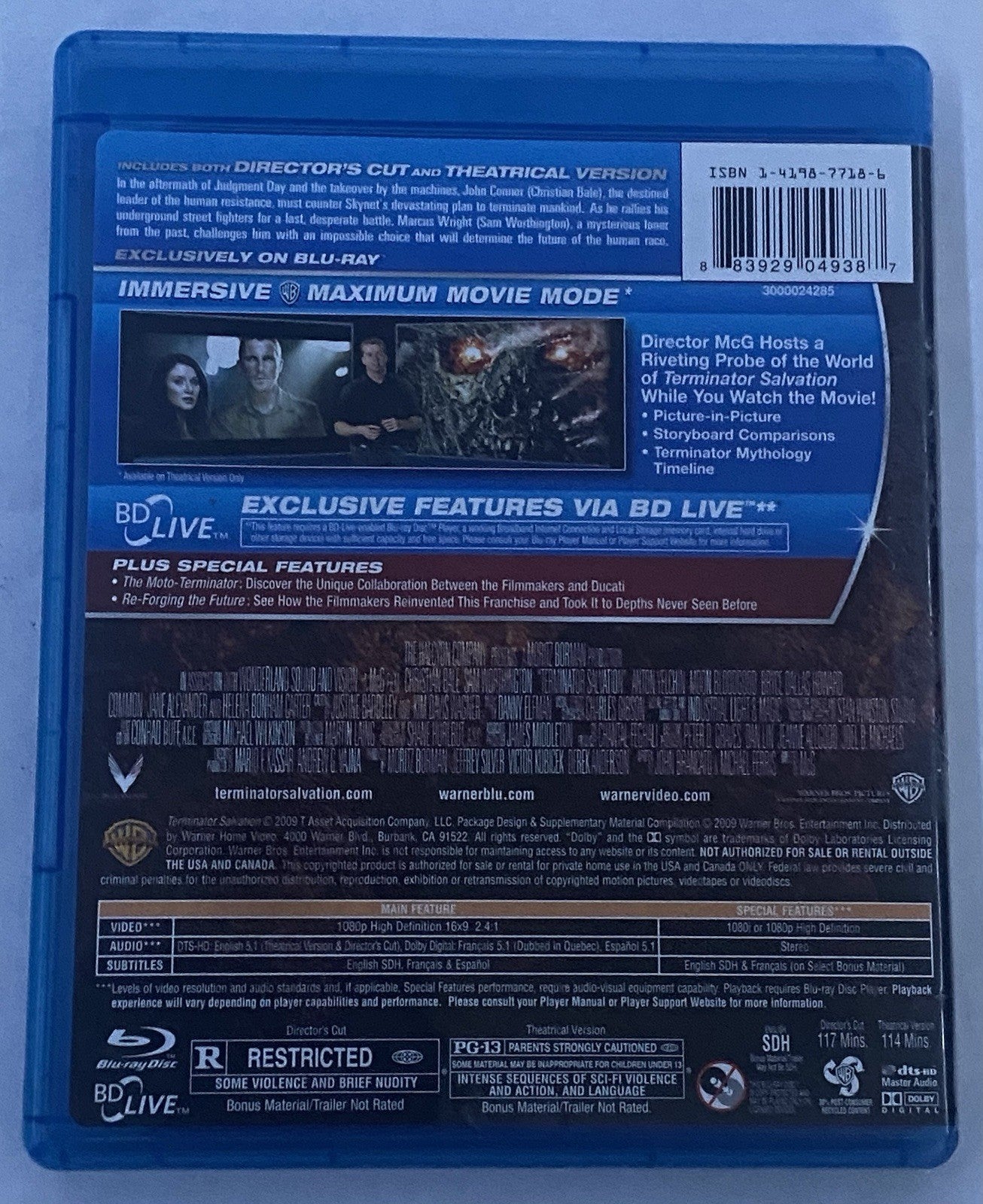 Terminator Salvation [Widescreen] [Digital Copy] [Director's Cut] [2 Discs] (Blu