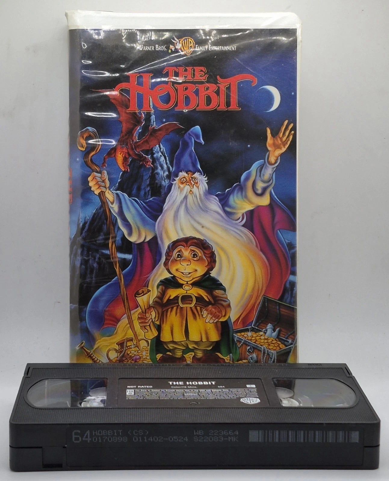 The Hobbit (VHS, 2001, Clamshell)(TESTED WORKS)
