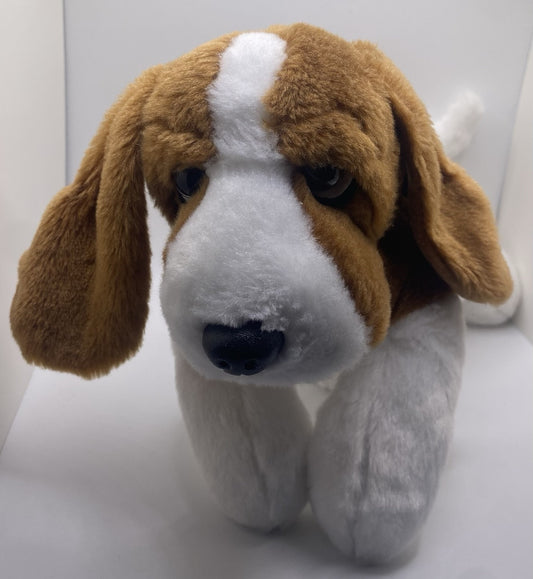 Aurora - Medium Brown Flopsie - 12" Basset Hound - Adorable Stuffed Animal