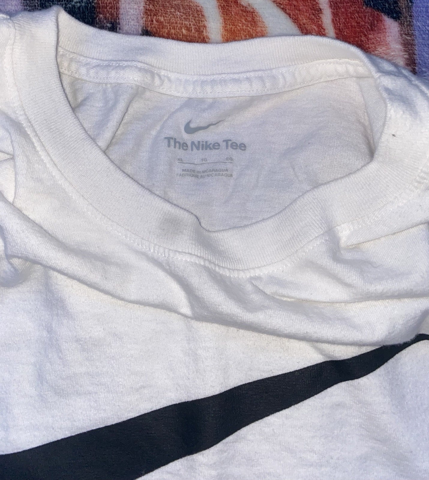 Nike White Tee T-Shirt Size: XL