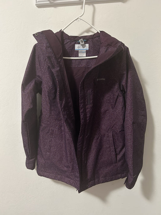 COLUMBIA NORDIC POINT Interchange Hood Jacket Size:XS COLOR:Purple