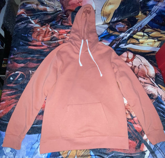 Free Planet Men's Hoodie Salmon Color Size: Medium 