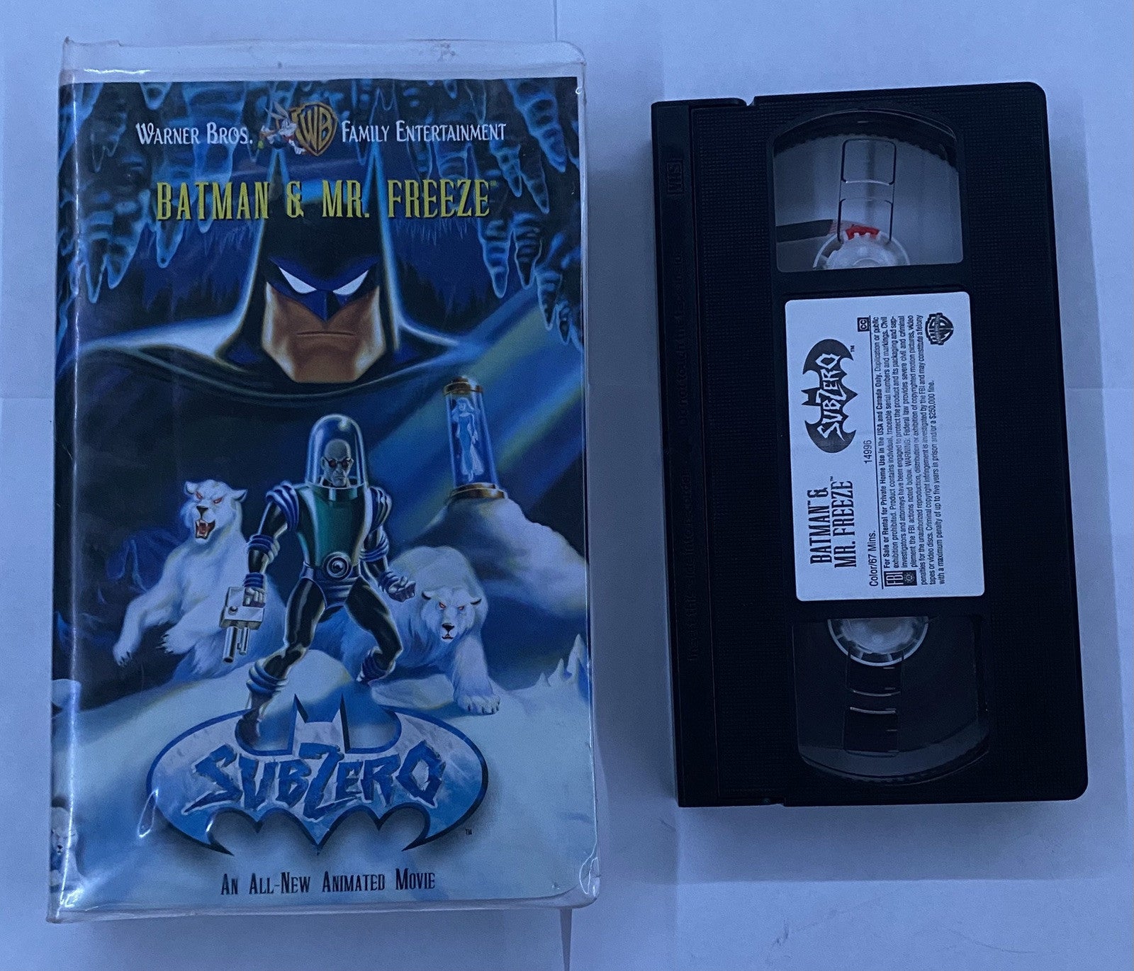 Batman & Mr. Freeze: SubZero (VHS, 1998)