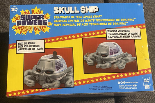 DC Super Powers Skull Ship Brainiacs Hi-Tech Space Craft Vehicle McFarlane Toys