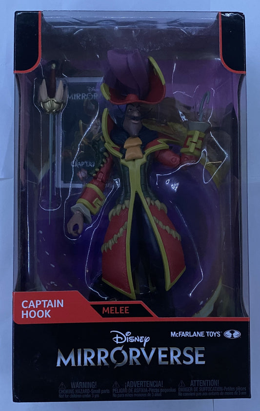 McFarlane Disney Mirrorverse Peter Pan Captain Hook Melee 7” Action Figure New