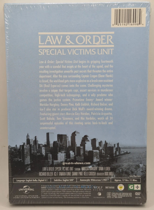 Law & Order-Special Victims Unit: Year Fourteen (DVD, 2012) Brand New SEALED !