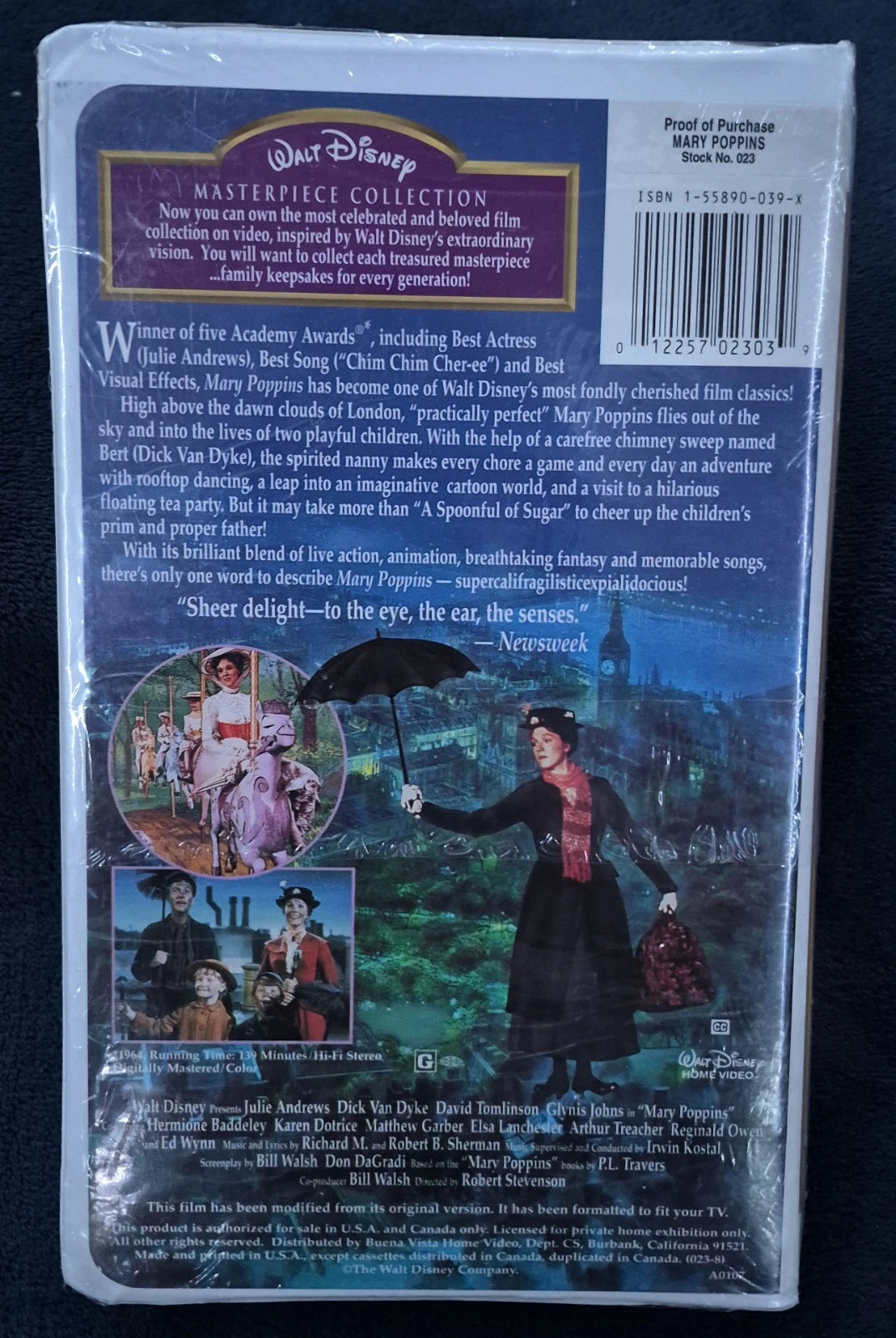 Mary Poppins (VHS, 1998) NEW & SEALED!