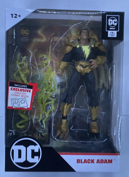 McFarlane DC Direct DC Multiverse Page Punchers Black Adam 7" w/Comic New