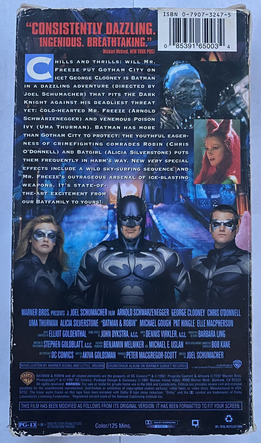 Batman  Robin (VHS, 1997)