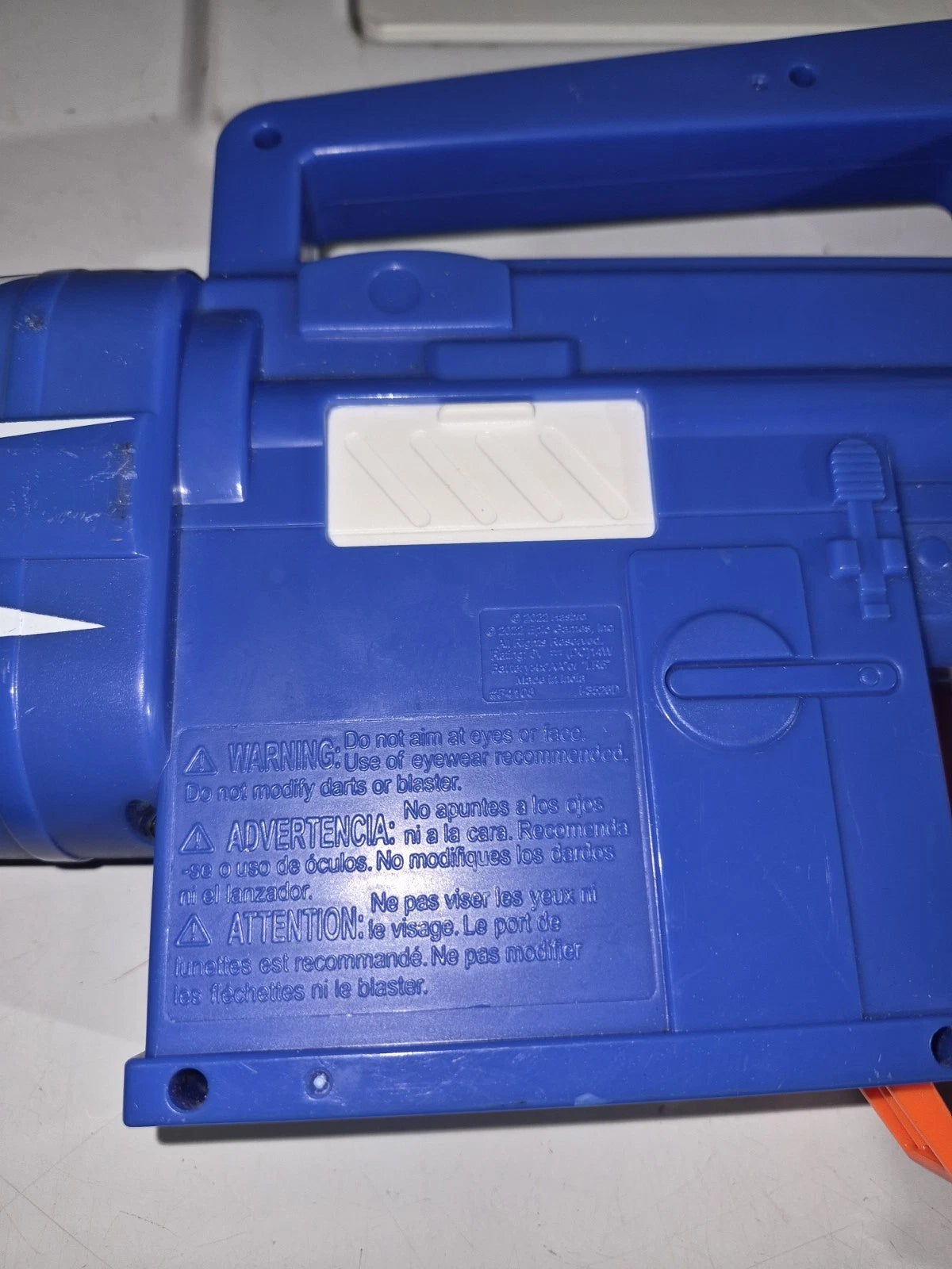 Nerf Fortnite Blue Shock Dart Blaster, Just Missing THE DART CLIP AND DARTS!