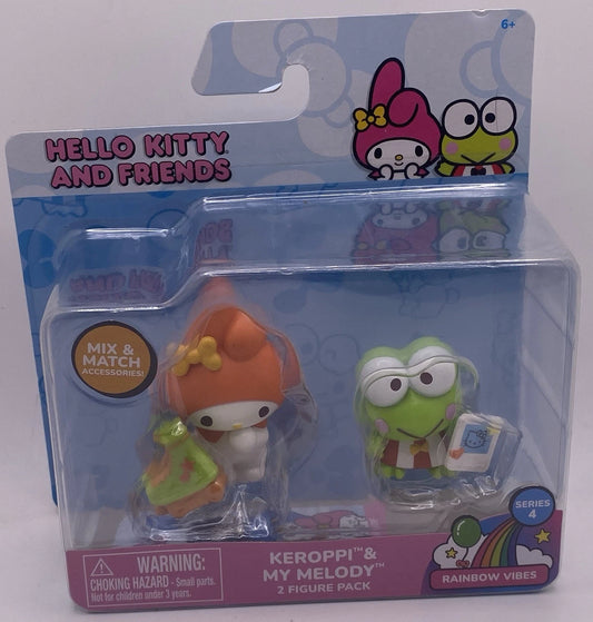 Keroppi & My Melody 2 Figure Pack Sanrio Hello Kitty & Friends New!