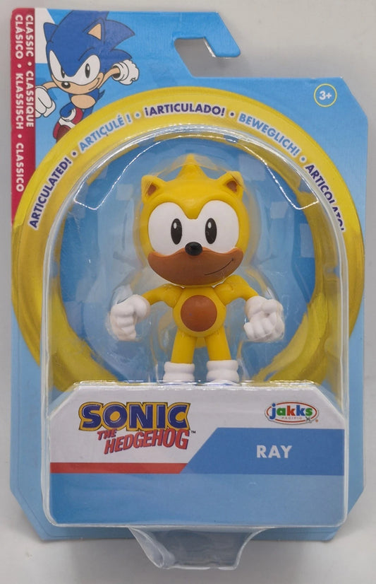 Sonic the Hedgehog Classic Ray 2.5" Articulated Figure Jakks Pacific New in Box