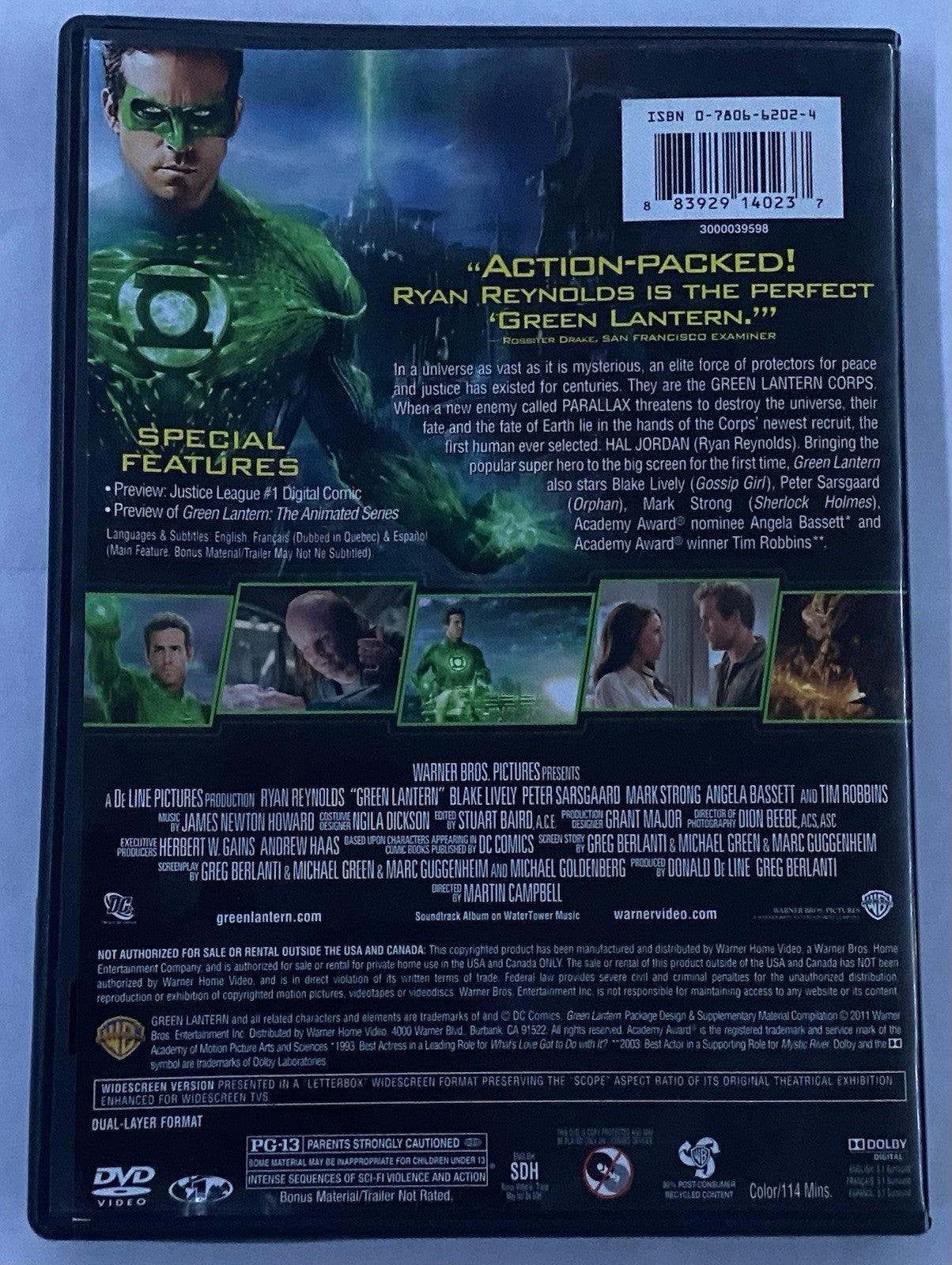Green Lantern (DVD, 2011)
