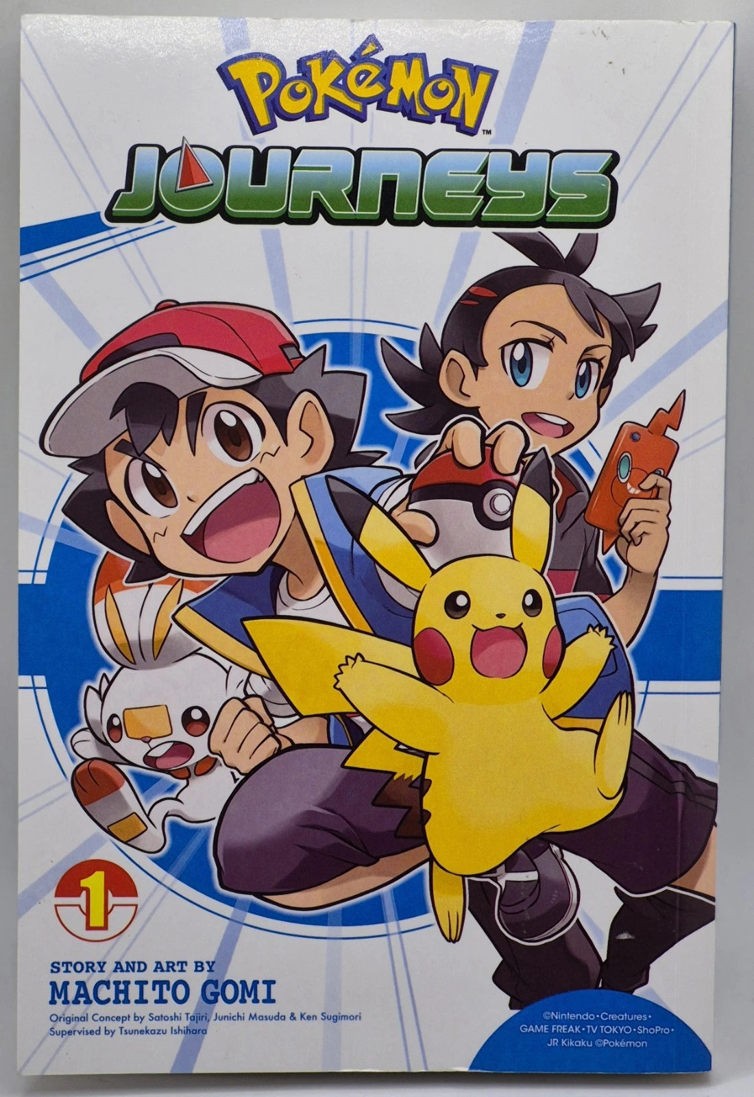 Pokémon Journeys, Vol. 1 by Machito Gomi (2021, Trade Paperback)