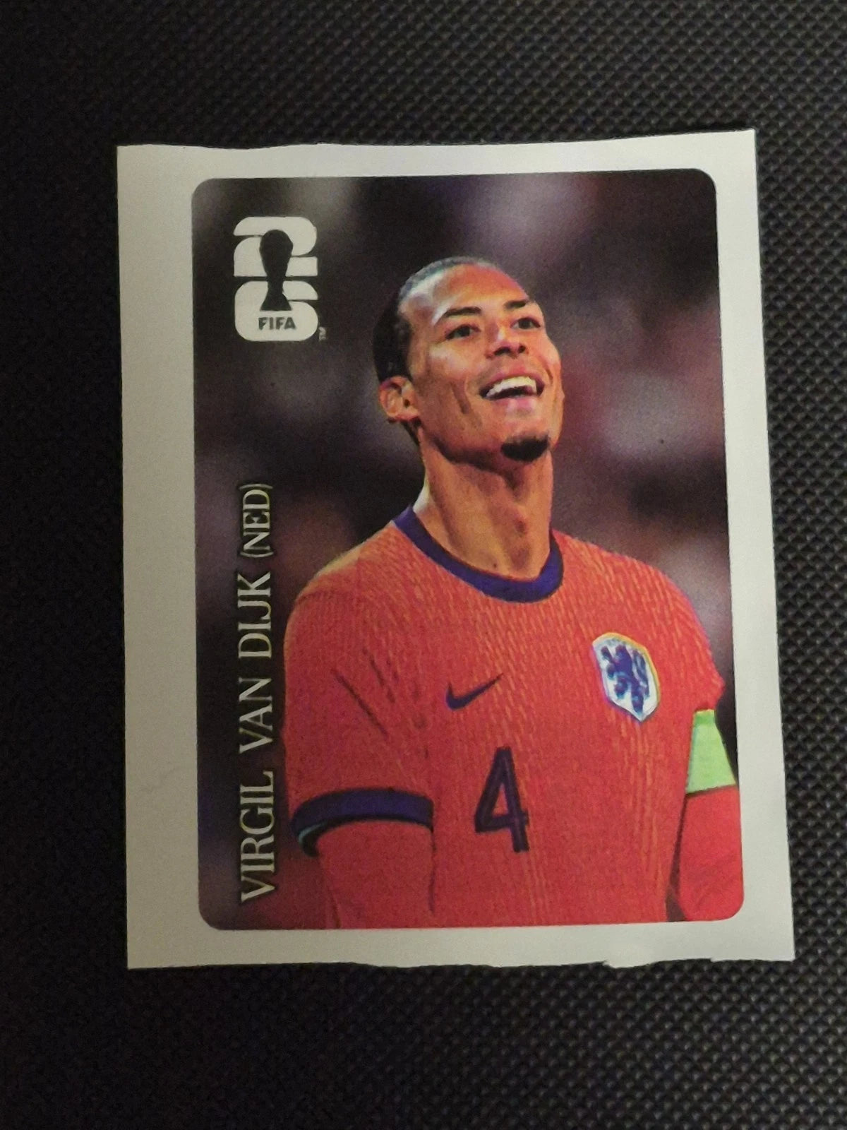 COCA-COLA Panini World Cup 2026 NETHERLANDS VIRGIL VAN DIJK LIVERPOOL STICKER